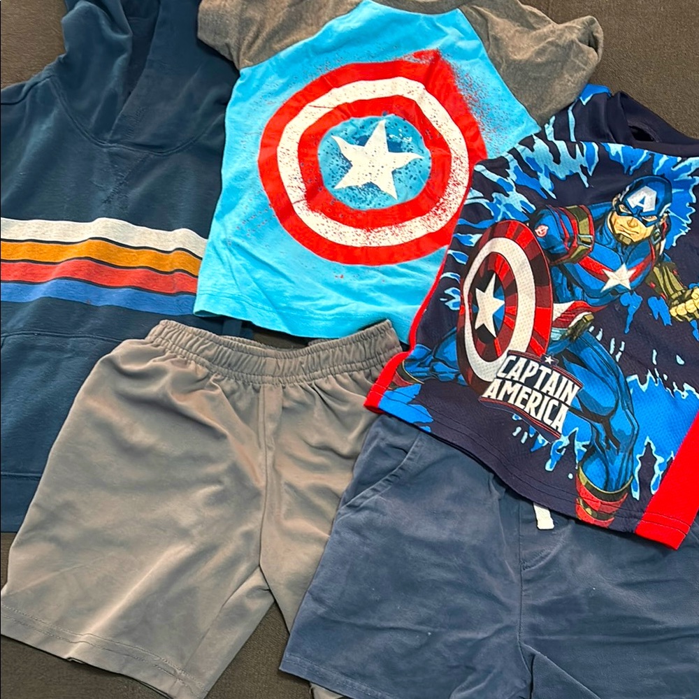 Captain America Kids bundle set - Blue and Gray slight imperfections